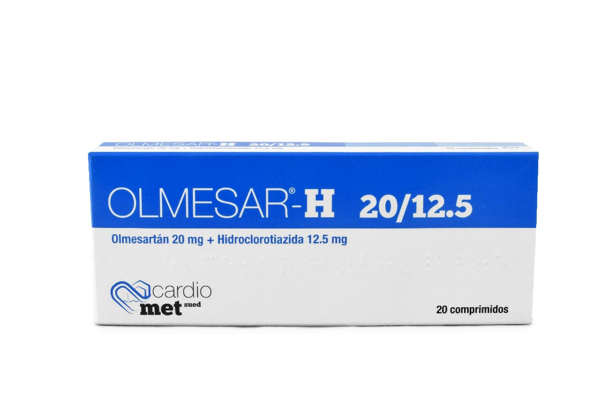 Olmesar 20 mg + Hidroclorotiazida 12.5 mg
